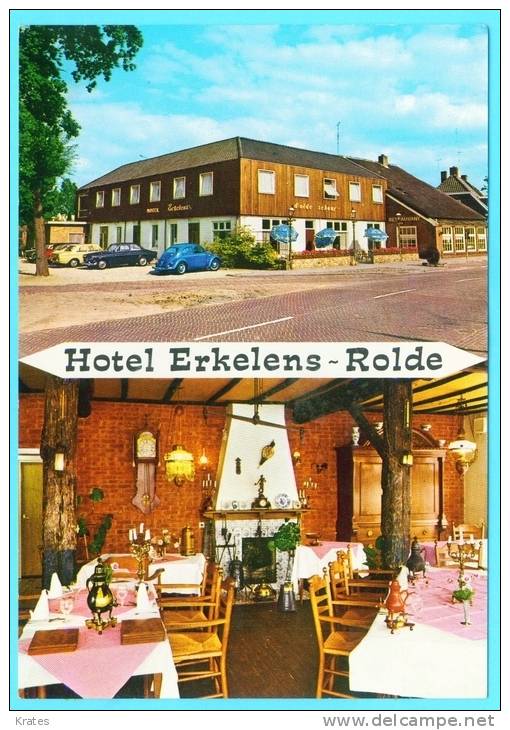 Postcard - Hotel Erkelens - Rolde    (V 16354) - Rolde