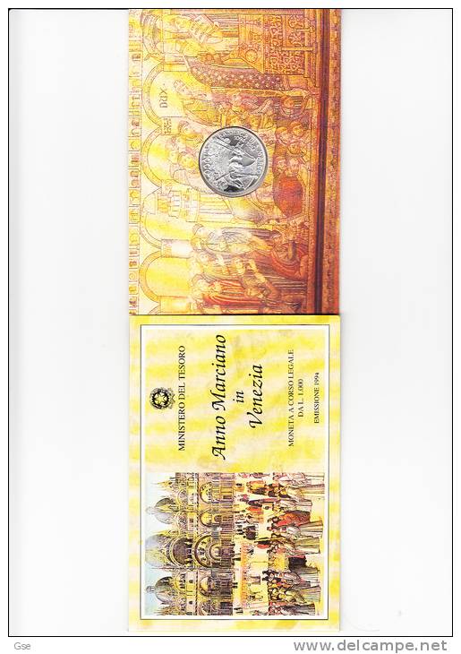 ITALIA  1994 - Anno Marciano In Venezi< -1.000 Lire In Astuccio Originale - Commémoratives