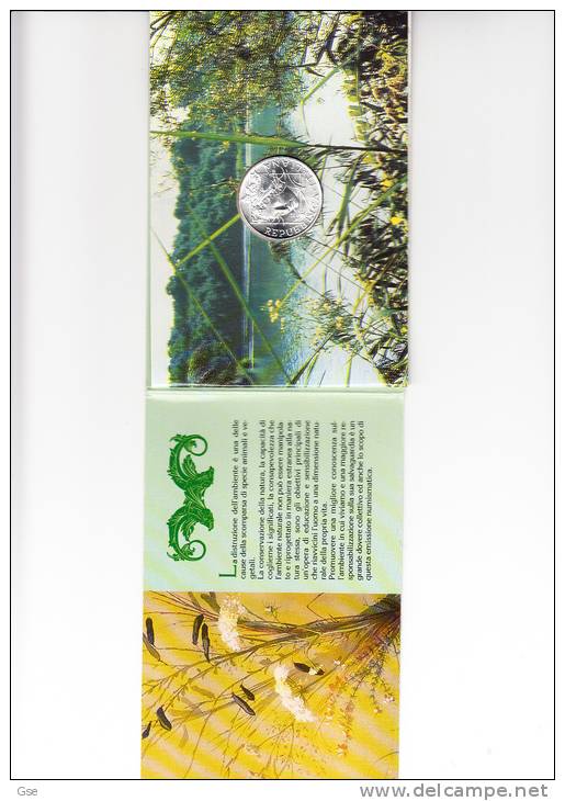 ITALIA  1992 -  Flora E Fauna  - 500 Lire In Astuccio Originale - Commémoratives