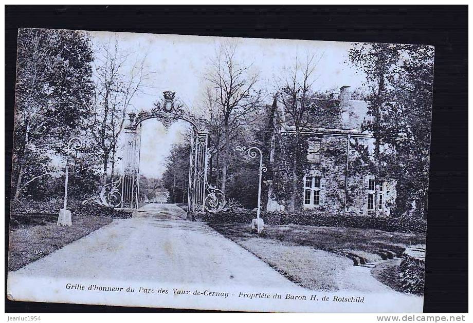 VAUX DE CERNAY PROPRIETE DES ROTSCHILD - Vaux De Cernay