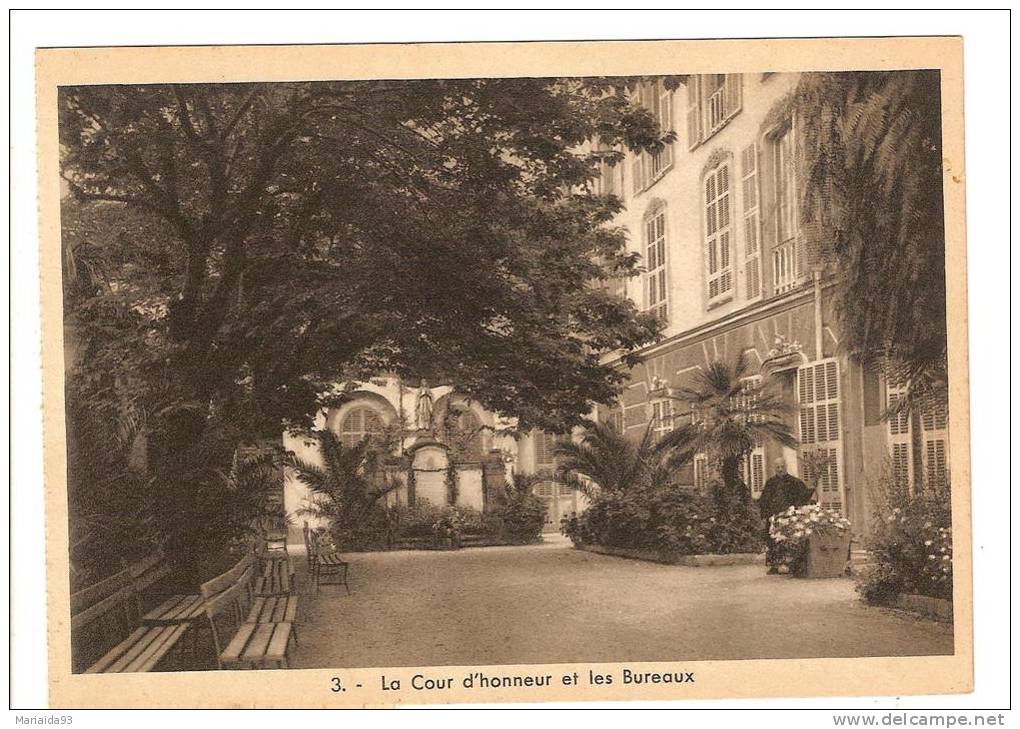 NICE - ALPES MARITIMES - PATRONAGE SAINT PIERRE - OEUVRE DON BOSCO - LA COUR D'HONNEUR ET LES BUREAUX - Salud, Hospitales