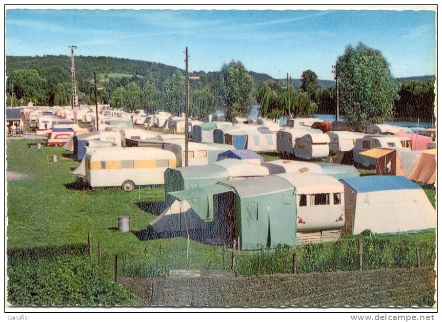 ANHEE-SUR-MEUSE-CAMPING-CARAVAN-CARTE VIERGE-EDIT.ERN.THILL-BRU XELLES - Anhee