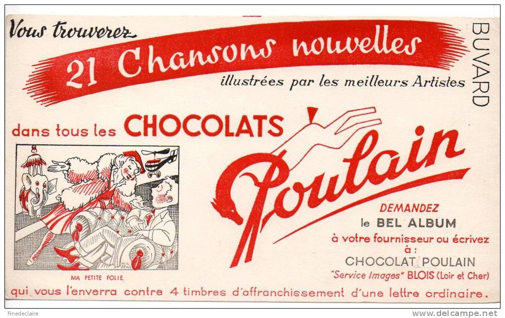 Buvard - Chocolat Poulain - Cocoa & Chocolat