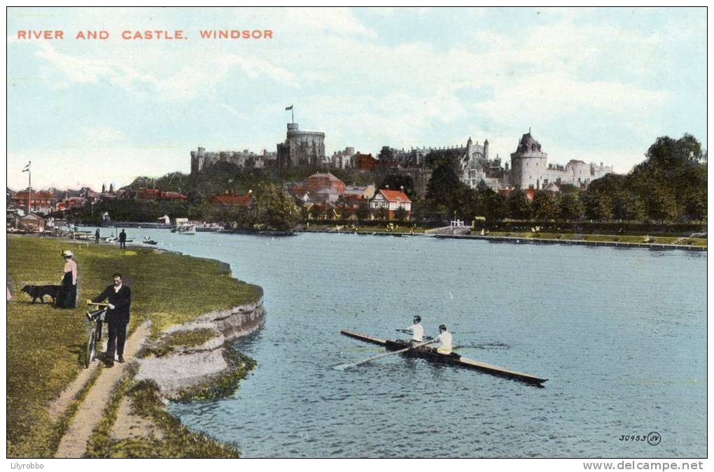 Nicely Animated River And Castle WINDSOR Berkshire  - England - Windsor Castle