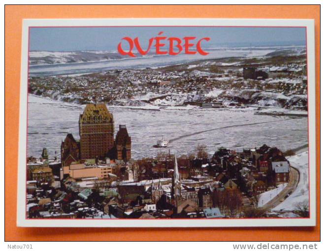 E1-canada--quebec-scene D'hiver-arriere Plan Ville De Levis- - Québec - Beauport
