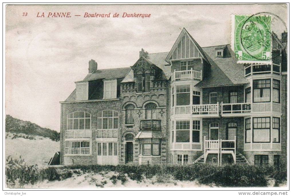 De Panne, La Panne, Boulevard De Dunkerque (pk8835) - De Panne