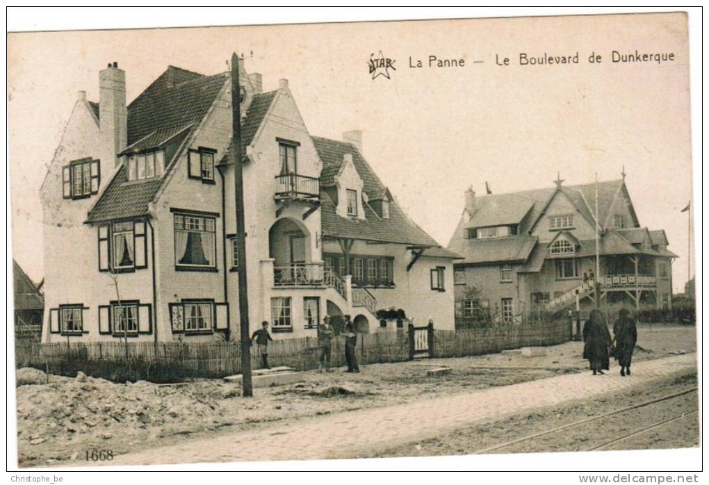 De Panne, La Panne, Le Boulevard De Dunkerque (pk8838) - De Panne