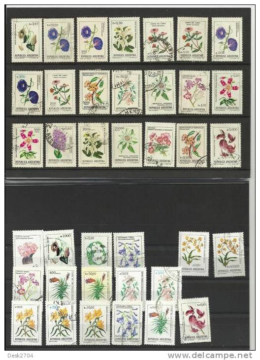 38 Tp (°) FLEURS - Used Stamps