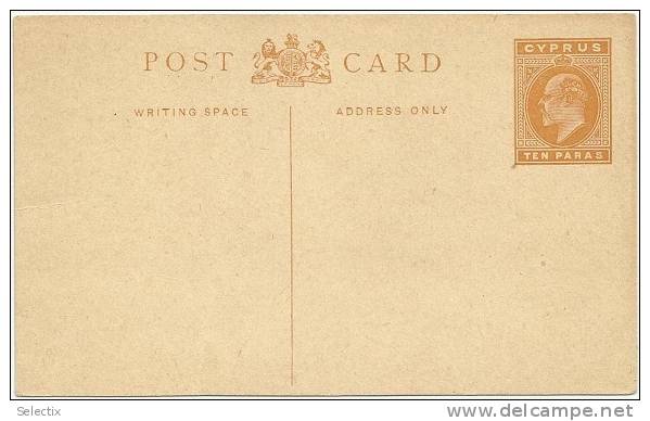 Cyprus 1900 Postal Stationery Correspondence Card - Cyprus (...-1960)