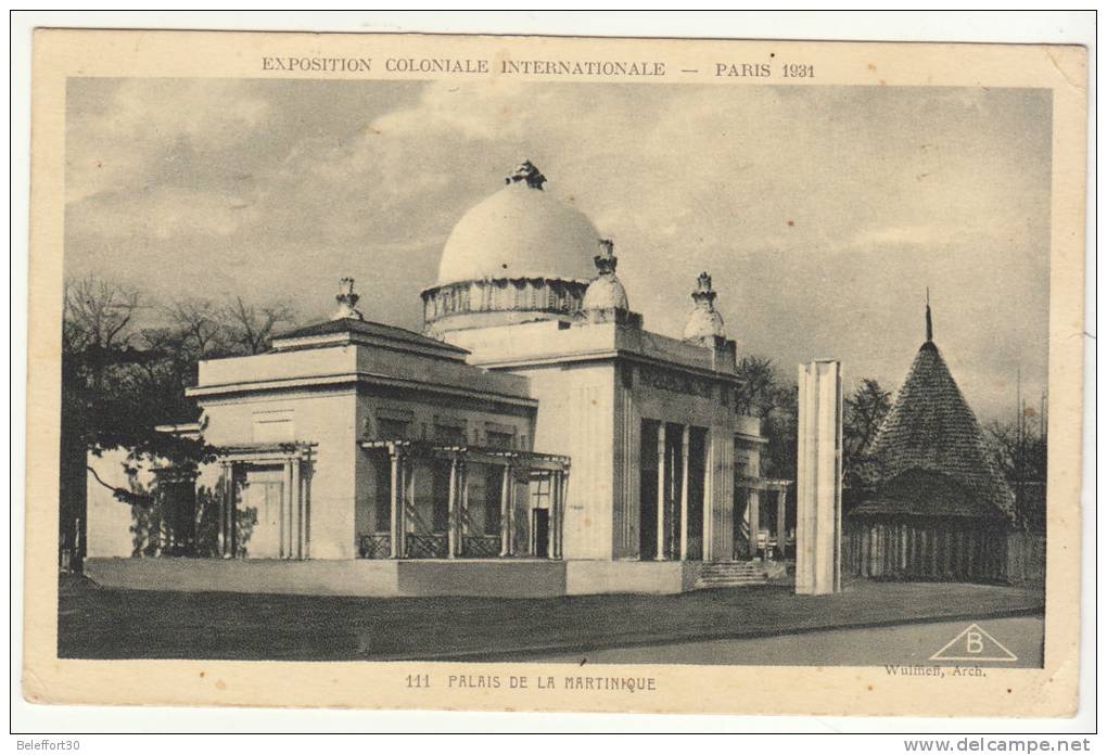 Archive Puel/ 15c Facchi OMEC Exposition Coloniale  Paris 1931/CP Concardante (2 Scans) - 1921-1960: Moderne