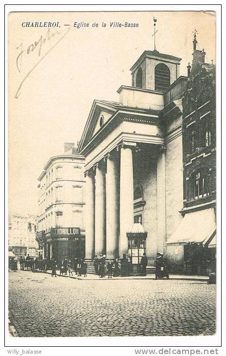 Carte Postale "Charleroi - Eglise De La Ville-Basse" - Farciennes