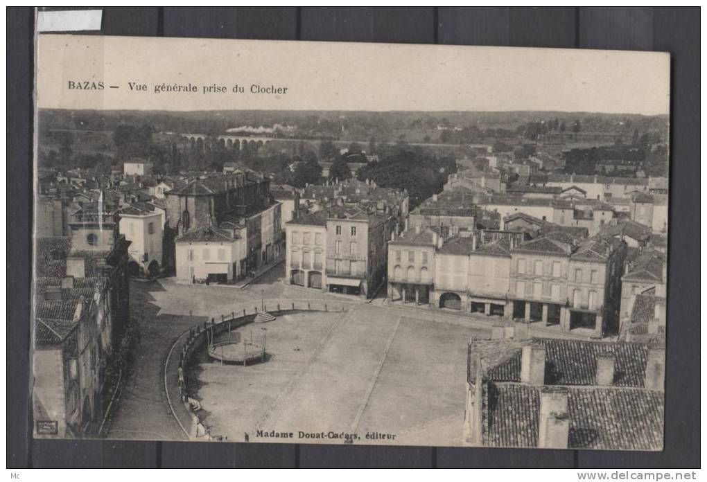 33 - Bazas -  Vue Générale Prise Du Clocher - Bazas