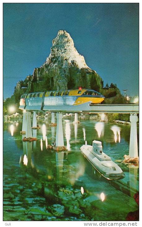 Disney > Disneyland - MATTERHORN MOUNTAIN (Editions : Disneyland Anaheim California E-16) DISNEY * PRIX FIXE - Disneyland