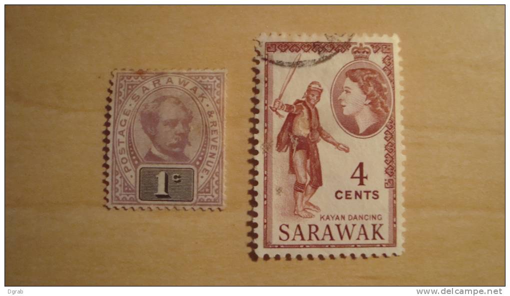 Sarawak  Mix Lot  Used - Sarawak (...-1963)