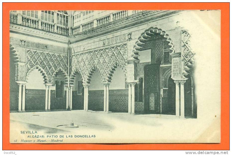 Espagne - Seville   "  Alcazar ; Patio De Las Doncellas  " - Sevilla