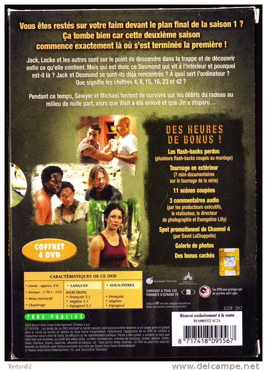 LOST - Les Disparus - Saison 2 ( Partie 1 ) -  ( 4 DVD - Vol. 1, 2, 3 + 1 DVD Bonus ) . - Action & Abenteuer