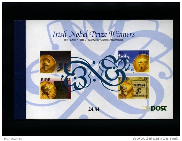 IRELAND/EIRE - 1994 IRISH NOBELPRIZE WINNERS PRESTIGE  BOOKLET  MINT NH - Markenheftchen