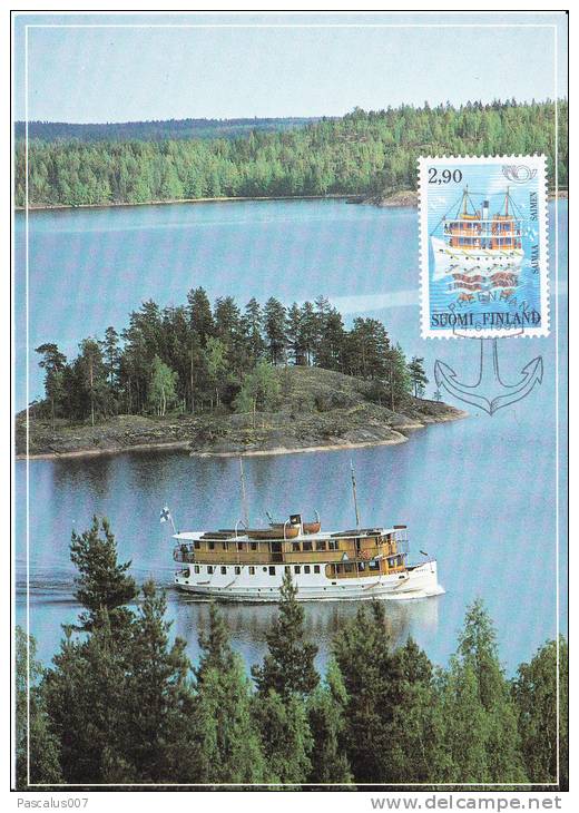 B01-368 Suomi Finland Carte Maximum N°13 De 1991 - Tarjetas – Máximo