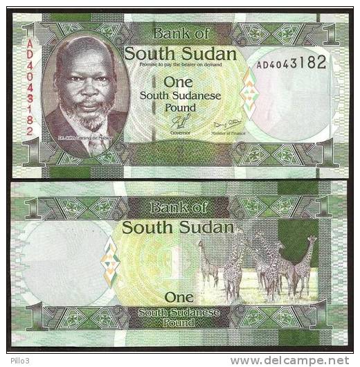 SOUTH SUDAN : 1 Pound Del 2011  Pick 5   FdS UNC - Sudan