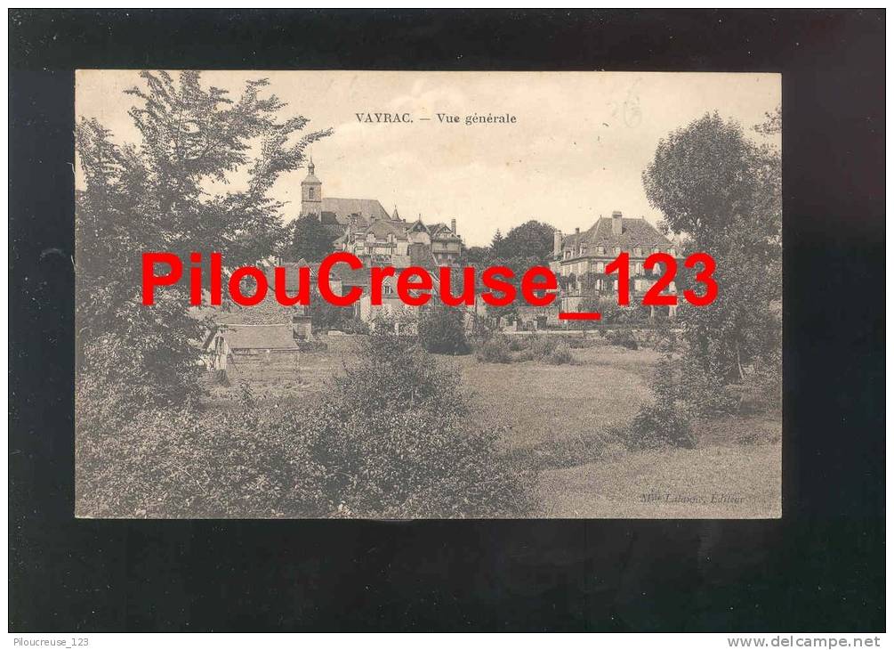 46 Lot - VAYRAC - " Vue Générale " - Vayrac