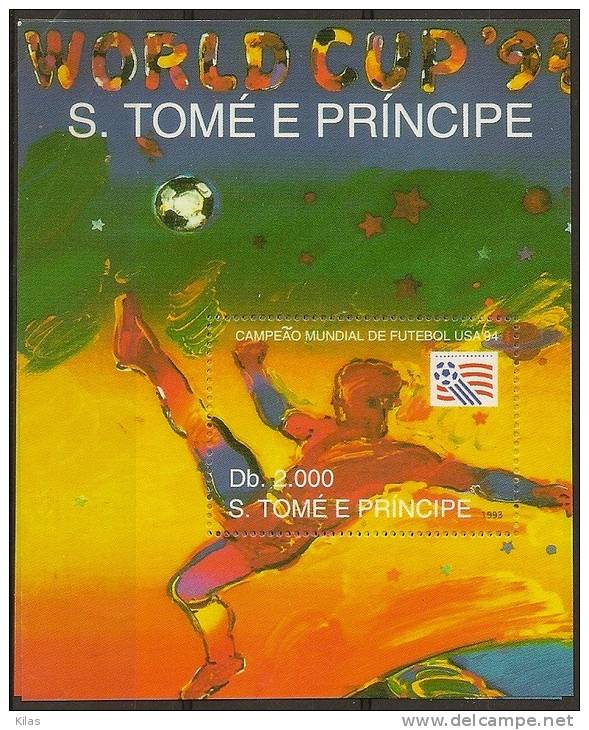 SAO TOME AND PRINCIPE 1993  World Cup Football USA - 1994 – Stati Uniti