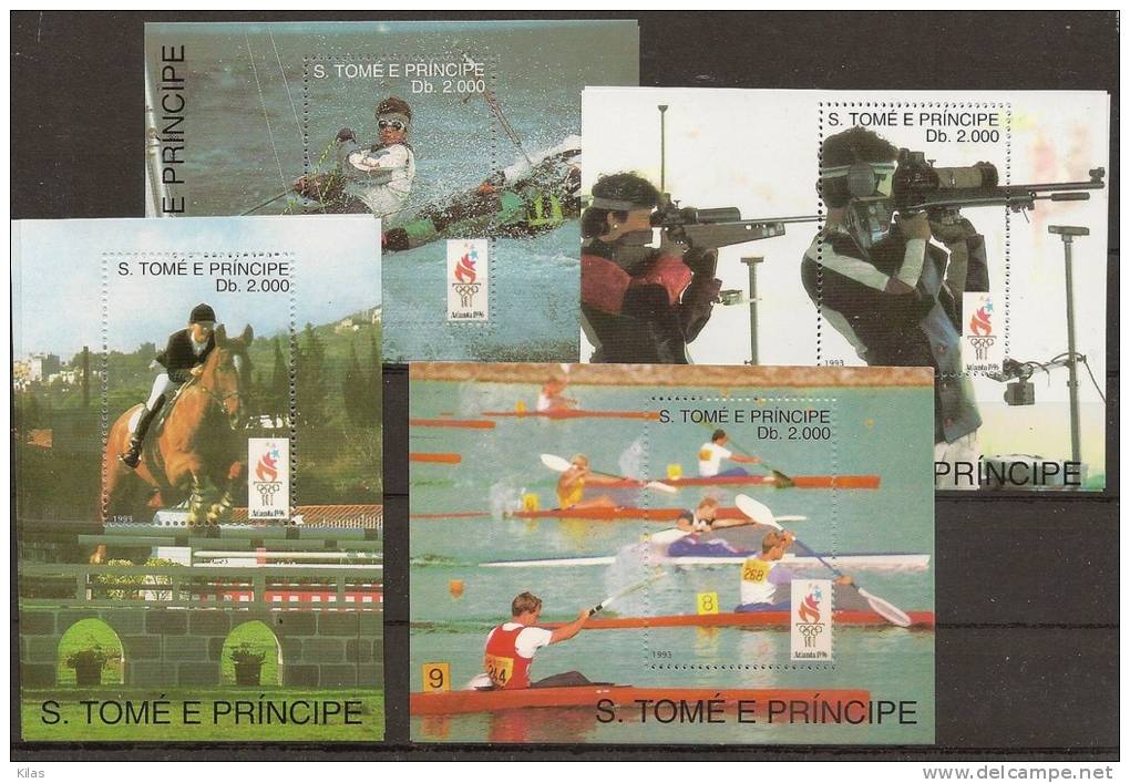 SAO TOME AND PRINCIPE 1993  Olympic Games - Summer 1996: Atlanta