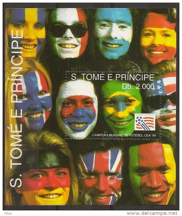 SAO TOME AND PRINCIPE 1993  World Cup Football USA - 1994 – Estados Unidos