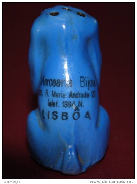 PORTUGAL - LISBOA - CRYING DOG TOOTHPICK PORCELAINE - MERCEARIA BIJO ADV.