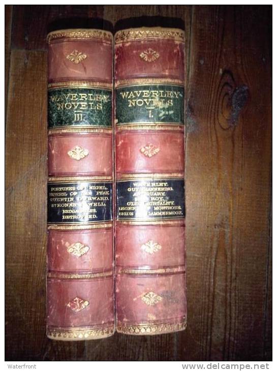 Sir Walter Scott - Waverley Novels (Voll 1 And 3) - Edinburgh, 1868 - Very Good Conditions - 1850-1899