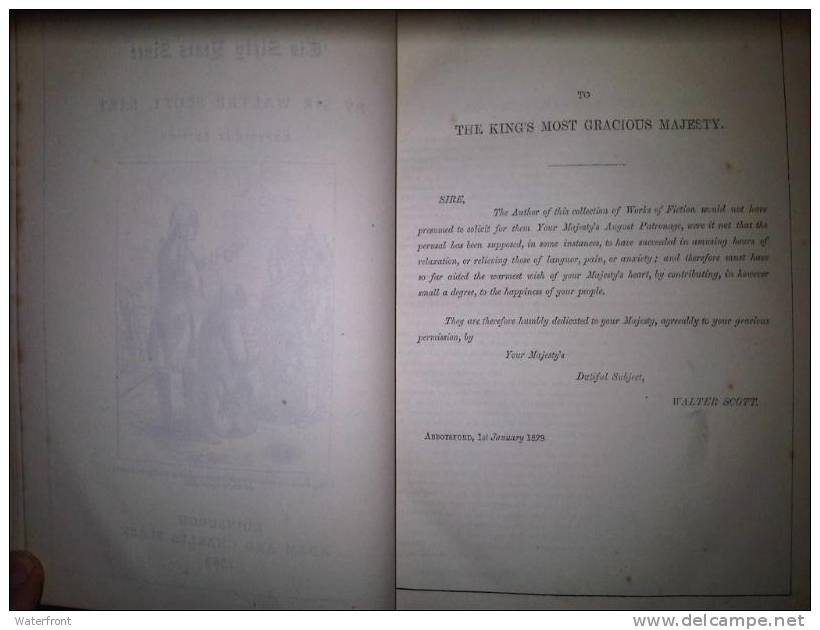 Sir Walter Scott - Waverley Novels (Voll 1 And 3) - Edinburgh, 1868 - Very Good Conditions - 1850-1899