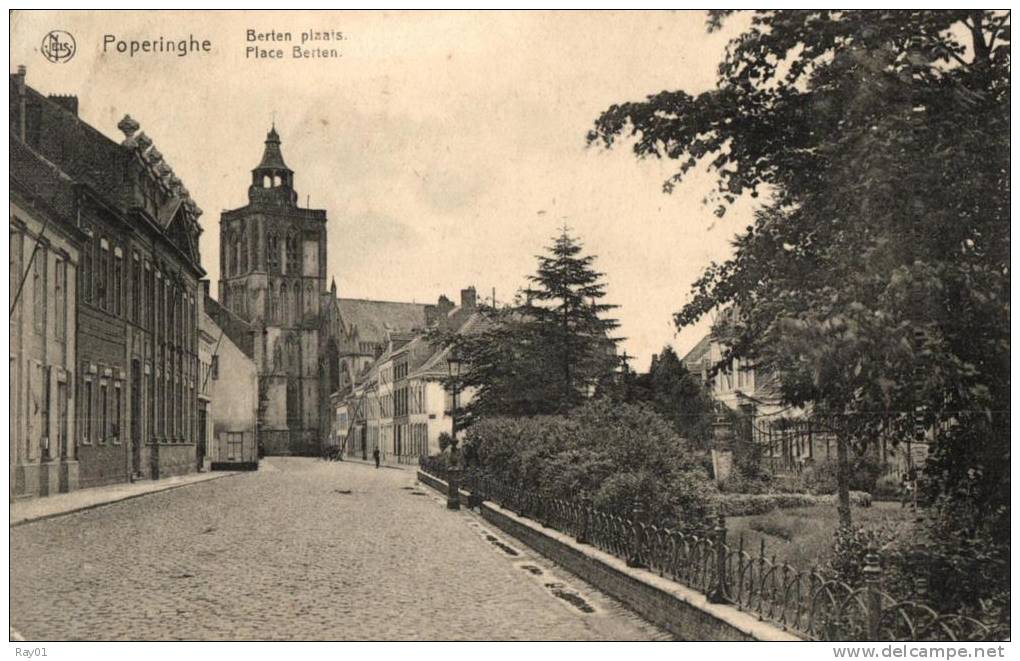 BELGIQUE - FLANDRE OCCIDENTALE - POPERINGHE - Berten Plaats - Place Berten. - Poperinge