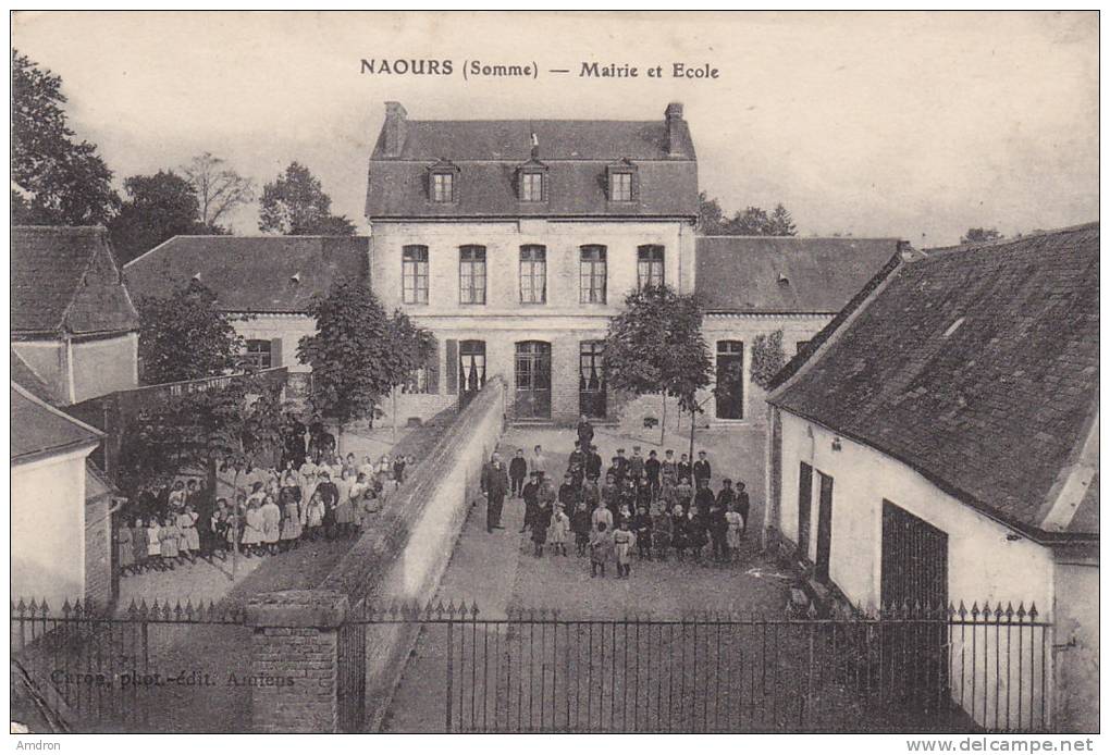 (XXI) Naours - Mairie Et école - Naours