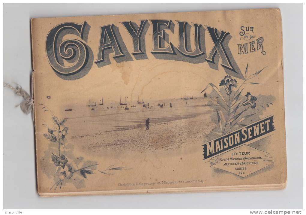 - CAYEUX SUR MER - Maison SENET - 1910/1920 - Rue A. Baudet - Port Hourdel ... Papier F. Barjon à Moirans (Isére)