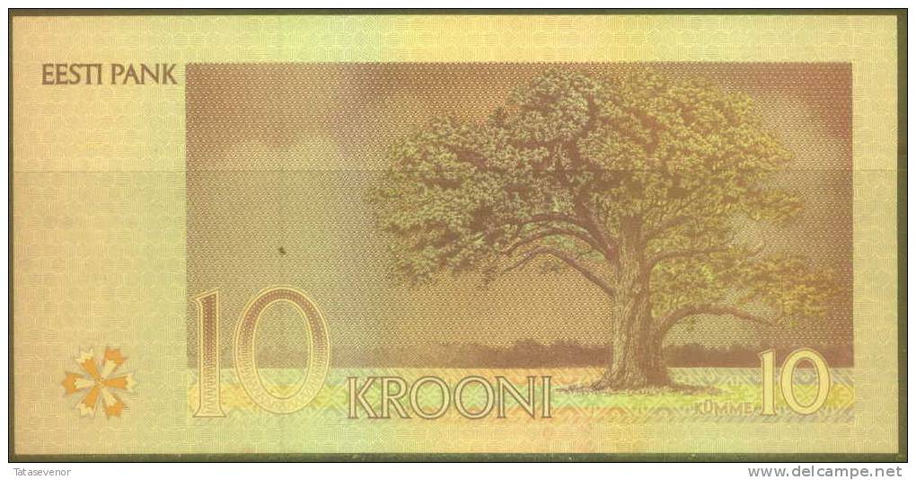 Estonia 10 Krooni Note, P77a, UNC - Estland