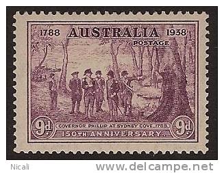 AUSTRALIA 1937 9d NSW Foundation SG 195 HM QF212 - Neufs