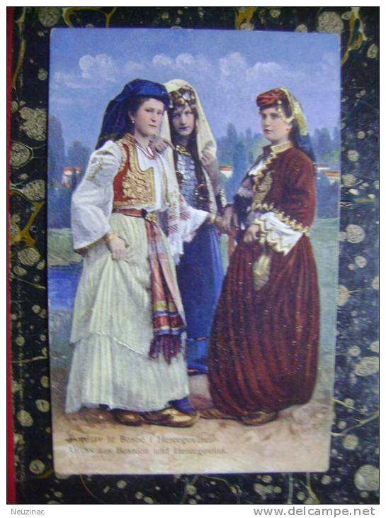 Girl-Bosna And Her.-Jugoslavia-seal Doboj-cca 1915-travel 1930         (2023) - Zonder Classificatie
