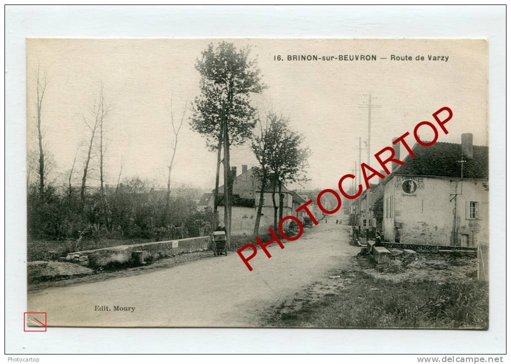 Route De VARZY-BRINON Sur BEUVRON-Etat TB- - Brinon Sur Beuvron