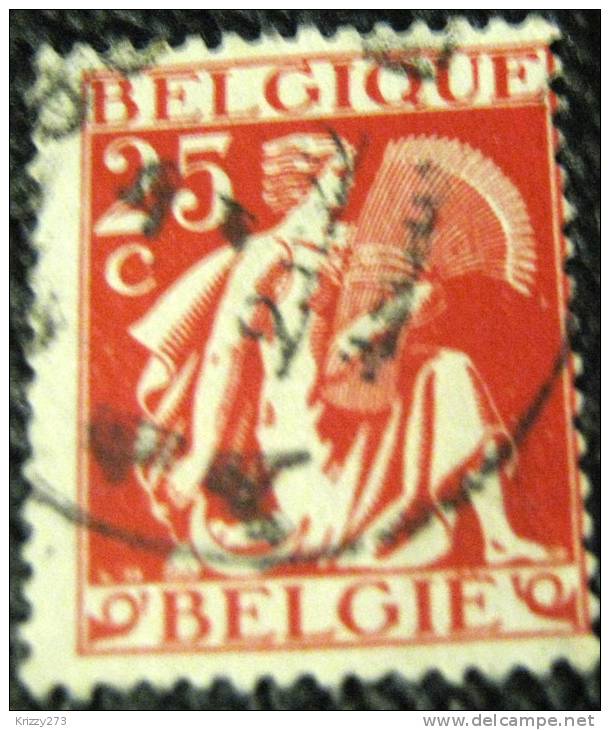 Belgium 1932 Reaper 25c - Used - 1932 Ceres And Mercurius