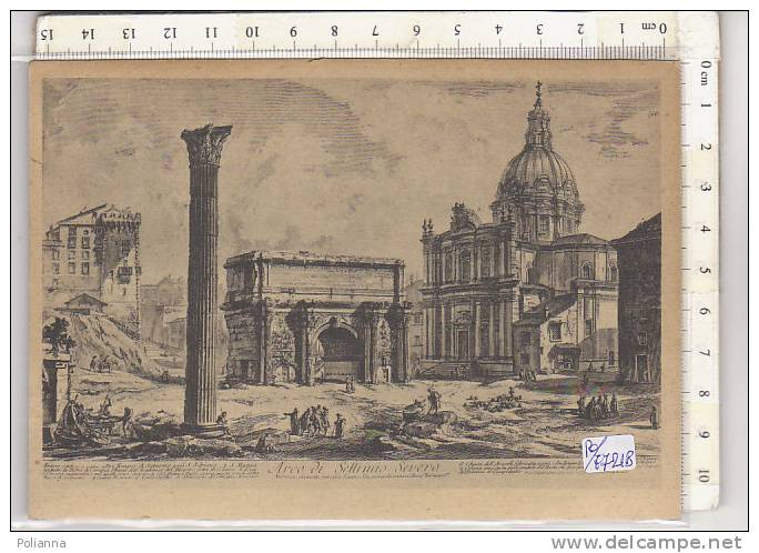 PO7721B# ROMA ANTICA - ARCO DI SETTIMIO SEVERO DAL FORO ROMANO - XIV ASSEMBLEE GEN.FED.INT.PHARMACEUTIQU E  VG 1951 - Altri Monumenti, Edifici