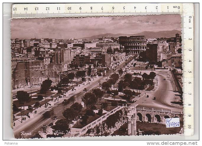 PO7725B# ROMA - VIA DEI FORI IMPERIALI  VG 1951 - Panoramische Zichten, Meerdere Zichten