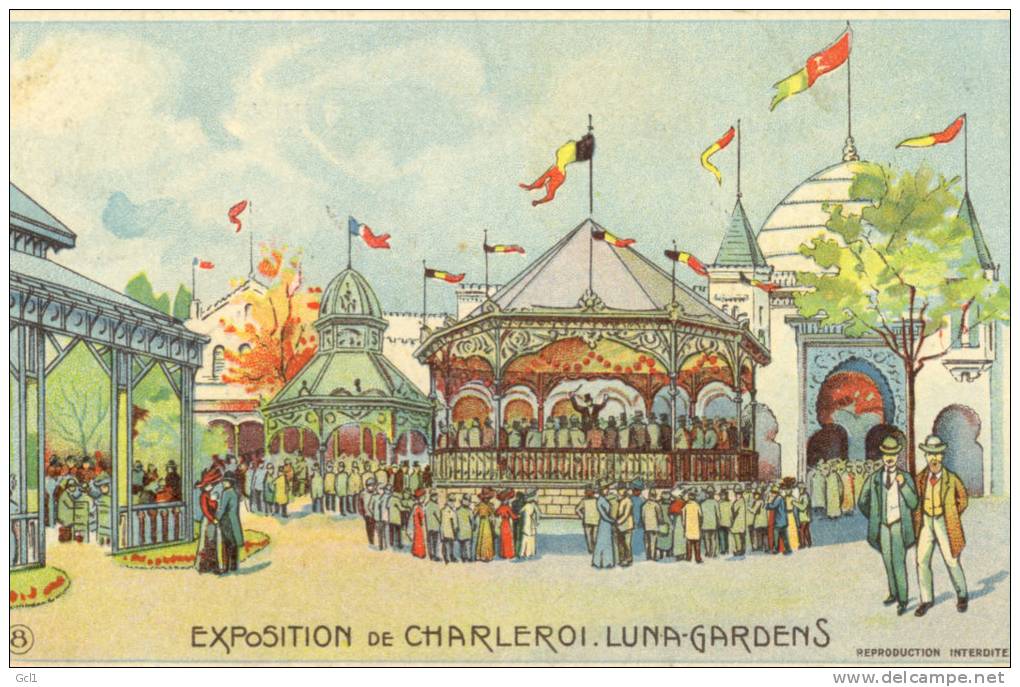 Exposition De Charleroi  1911 - Luna Gardens - Charleroi