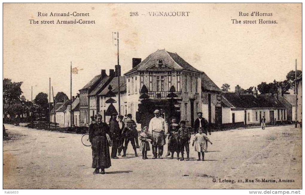 C  -   463     -     VIGNACOURT       -      ( 80 )      -       Rue    Armand  Cornet   - - Vignacourt