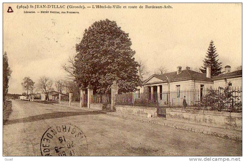 SAINT-JEAN D'ILLAC - ROUTE BORDEAUX ARES  ECOLE AMIRIE - Autres & Non Classés