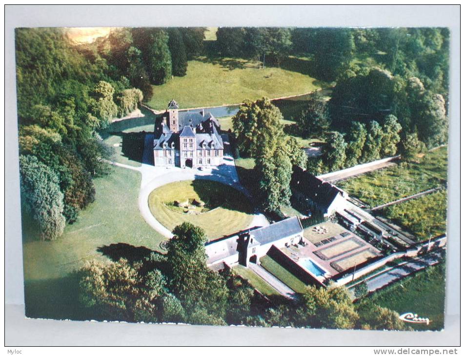 Ecaussinnes-d'Enghien.  Vue Aérienne. Château De La Folie. - Ecaussinnes