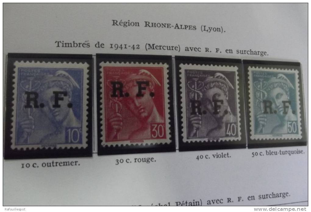 Lot 10 Timbres De La Liberation - Lettres & Documents