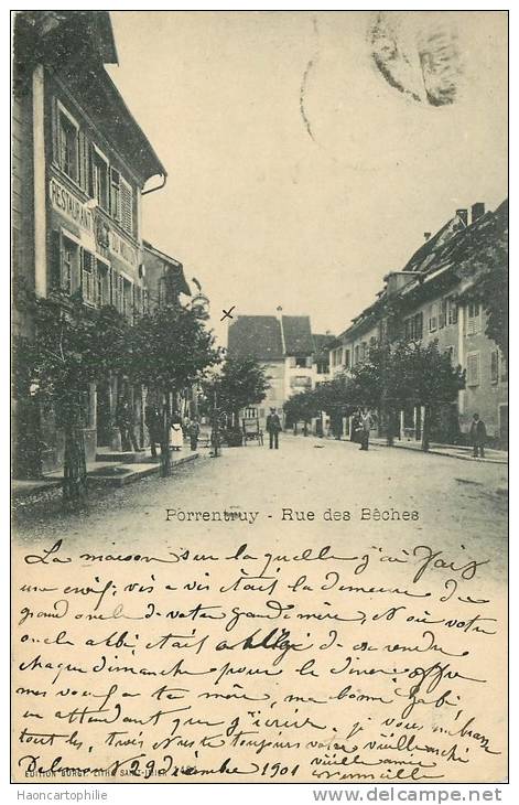 Suisse : Porrentruy Rue Des Beches - Porrentruy