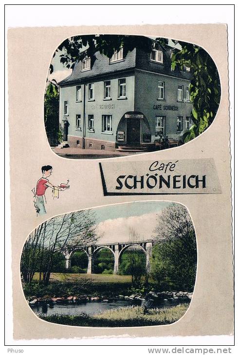 D3551   ERBACH : Cafe Schöneich - Erbach