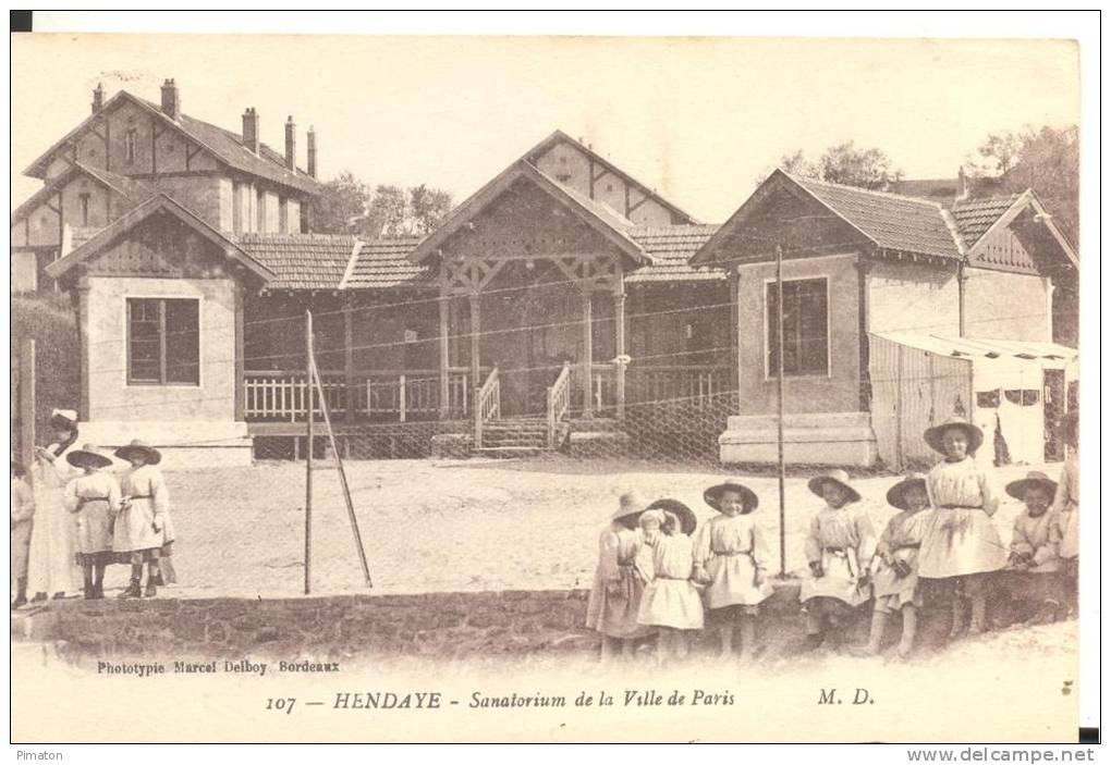 HENDAYE - Sanatorium De La Ville De Paris , Trés Bon état ( Voir Scan ) - Hendaye