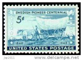 USA 1948 Scott 958, Swedish Pioneer Issue, MH (*) - Neufs