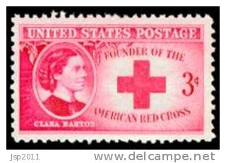 USA 1948 Scott 967, Clara Barton, 1821-1912, MNH (**) - Unused Stamps